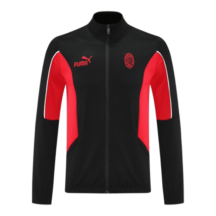 Mens AC Milan 2025/26 Track Black Jacket
