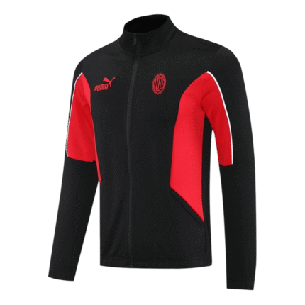Mens AC Milan 2025/26 Track Black Jacket