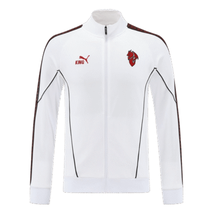 Mens AC Milan 2025/26 Track White Jacket