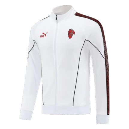 Mens AC Milan 2025/26 Track White Jacket
