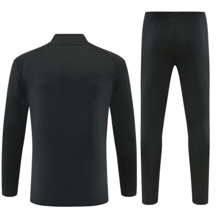 Mens AC Milan 2026/27 Half-zip Black Tracksuit