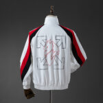 Mens AC Milan co-branded Windbreaker White Jacket