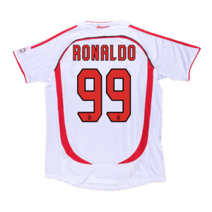 Mens AC Milan Retro Away Jersey – Ronaldo 99