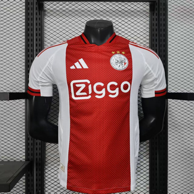 Mens Ajax 2025/26 Home Jersey Player Version