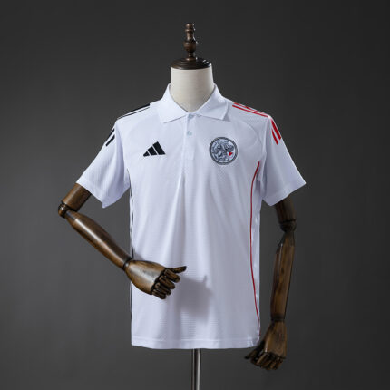 Mens Ajax 2025/26 White Polo