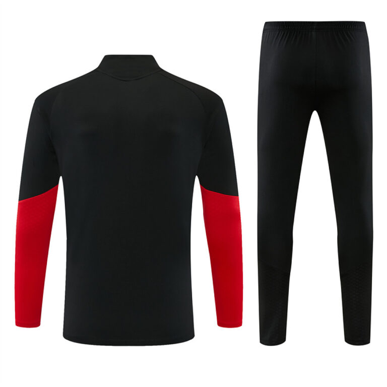 Mens Ajax 2026/27 Half-zip Black Tracksuit