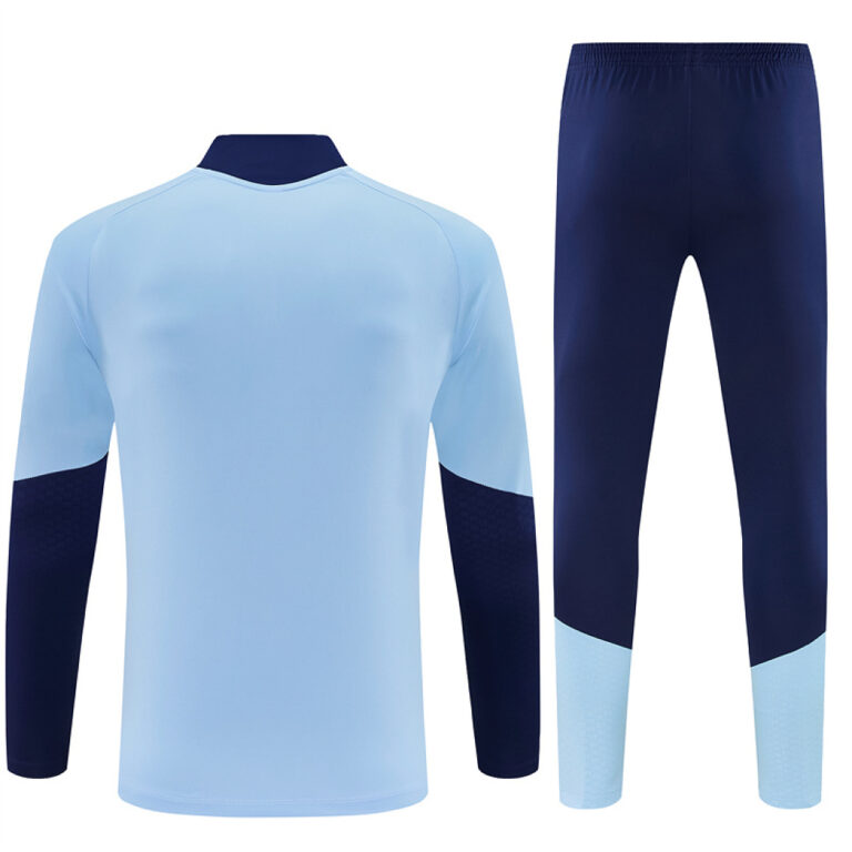 Mens Ajax 2026/27 Half-zip Light Blue Tracksuit