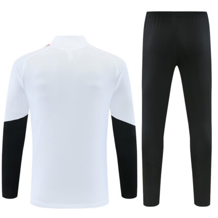 Mens Ajax 2026/27 Half-zip White Tracksuit