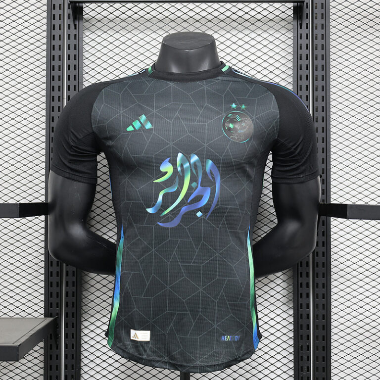Mens Algeria 2024 black special Jersey Player Version