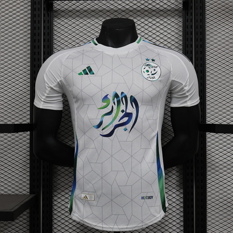 Mens Algeria 2024 white special Jersey Player Version