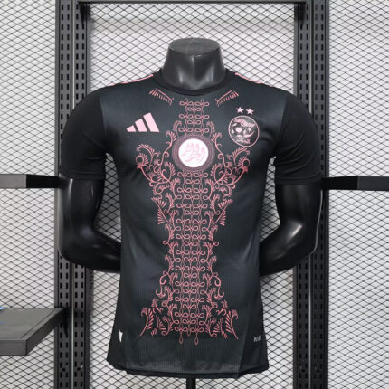 Mens Algeria 2025 black Jersey Player Version