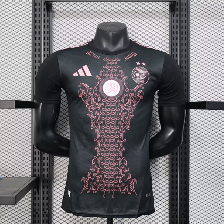 Mens Algeria 2025 black Jersey Player Version