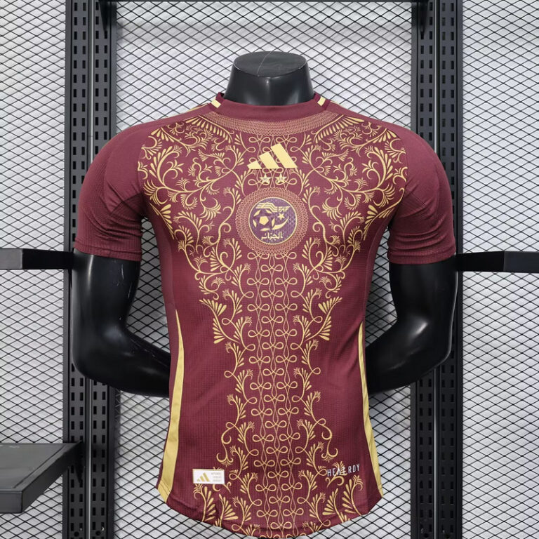 Mens Algeria 2025 red player Jersey