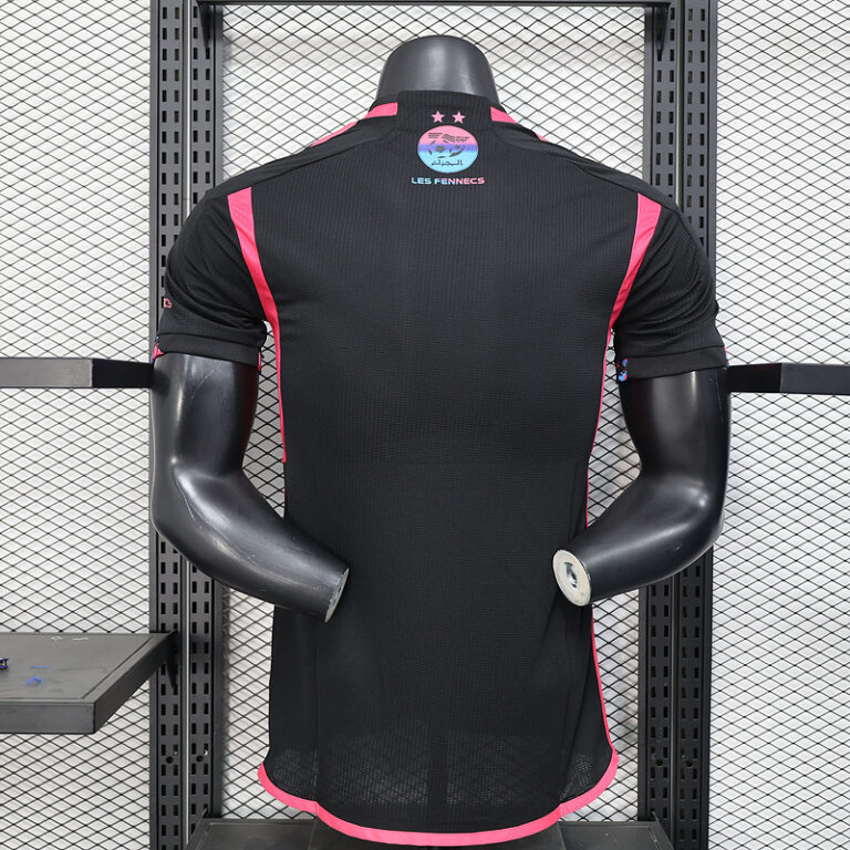 Mens Algeria 2025 special black pink Player Jersey