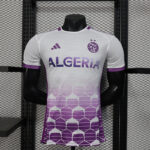 Mens Algeria 2025 special white purple player Jersey