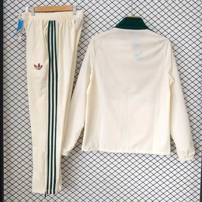 Mens Algeria 2026 World Cup Beige Windbreaker Suit Jacket