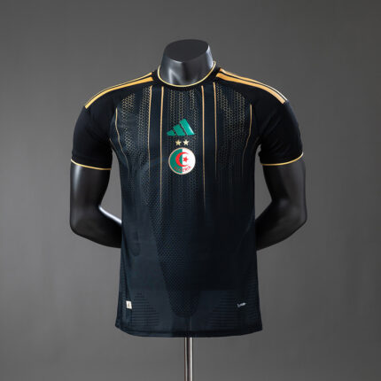 Mens Algeria 2026 World Cup Black Jersey Player Version