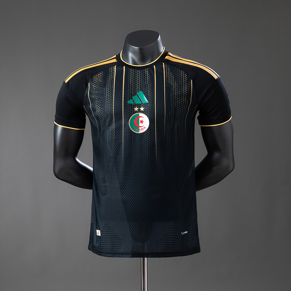 Mens Algeria 2026 World Cup Black Jersey Player Version Mens Algeria 2026 World Cup Black Jersey Player Version