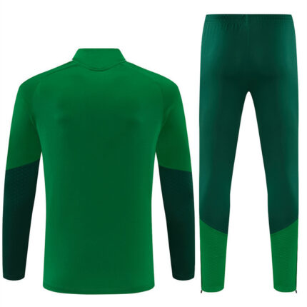 Mens Algeria 2026 World Cup Half-zip Green Tracksuit