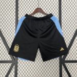 Mens Argentina 2024 Black Shorts