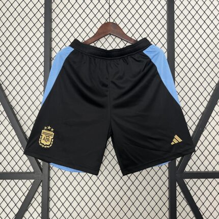 Mens Argentina 2024 Black Shorts