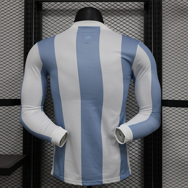 Mens Argentina 2025 50th Anniversary Long Sleeve Jersey Player Version