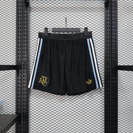 Mens Argentina 2025 black Shorts Player Version