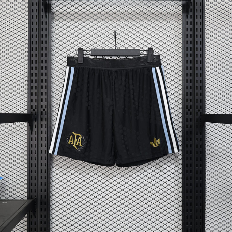 Mens Argentina 2025 black Shorts Player Version
