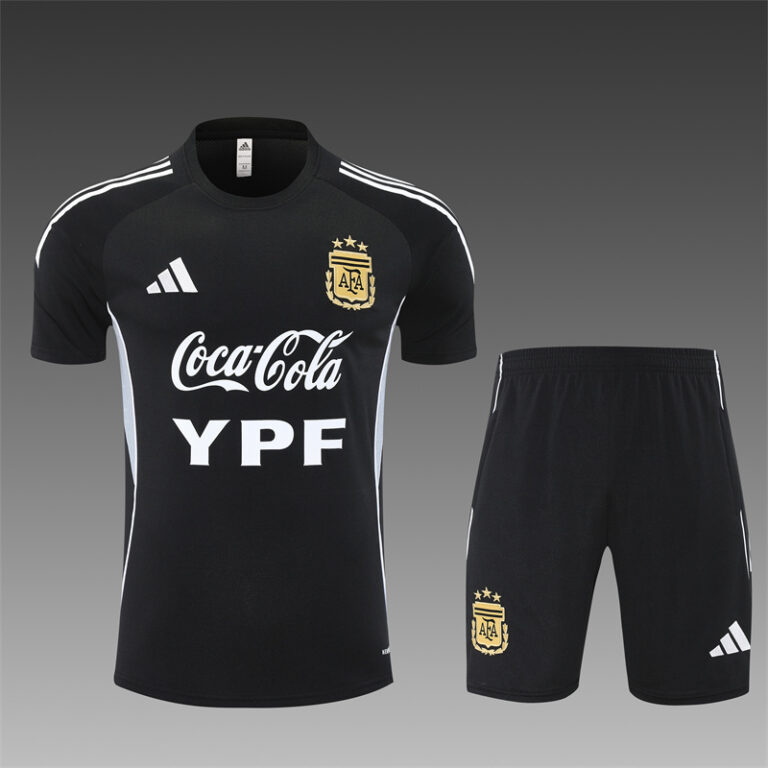Mens Argentina 2025 black Training Jersey