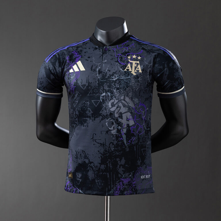 Mens Argentina 2025 pecial Edition Purple and Black Jersey Player Version