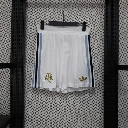 Mens Argentina 2025 white Shorts Player Version