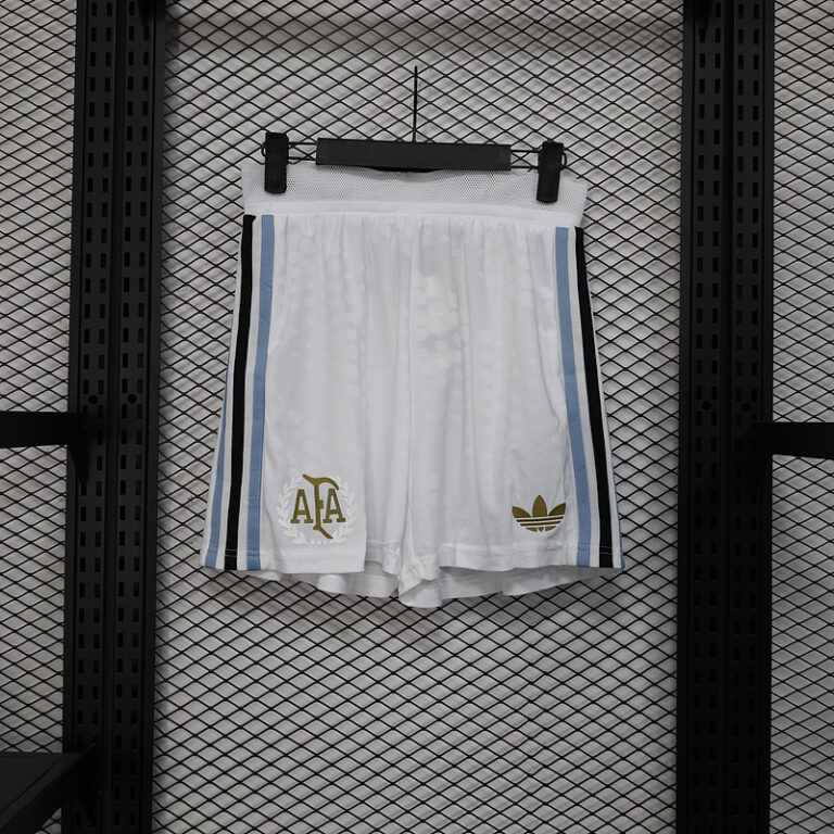 Mens Argentina 2025 white Shorts Player Version