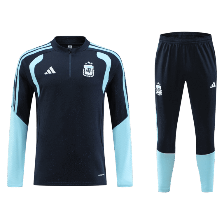 Mens Argentina 2026 World Cup 1 4 Zip World Cup Navy Tracksuit