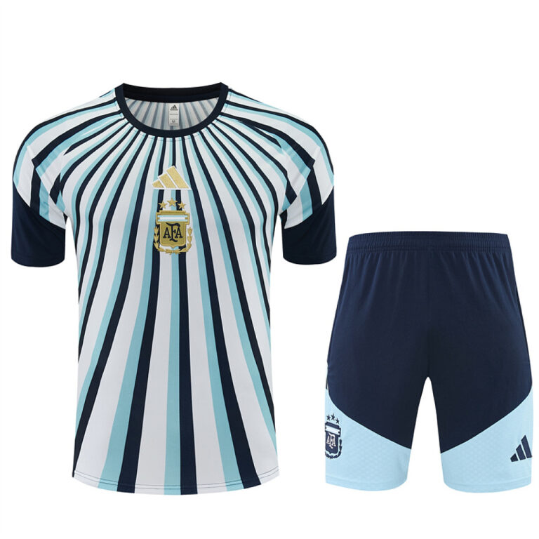 Mens Argentina 2026 World Cup Camo Blue White Training Jersey