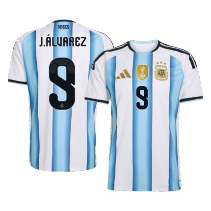 Mens Argentina 2026 World Cup Home Jersey – J. Alvarez 9
