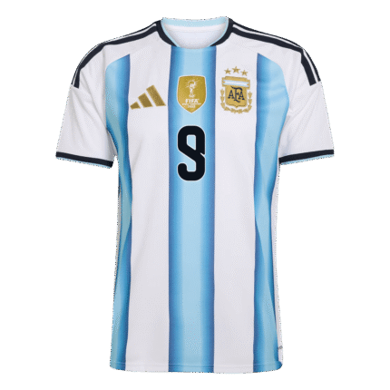 Mens Argentina 2026 World Cup Home Jersey – J. Alvarez 9