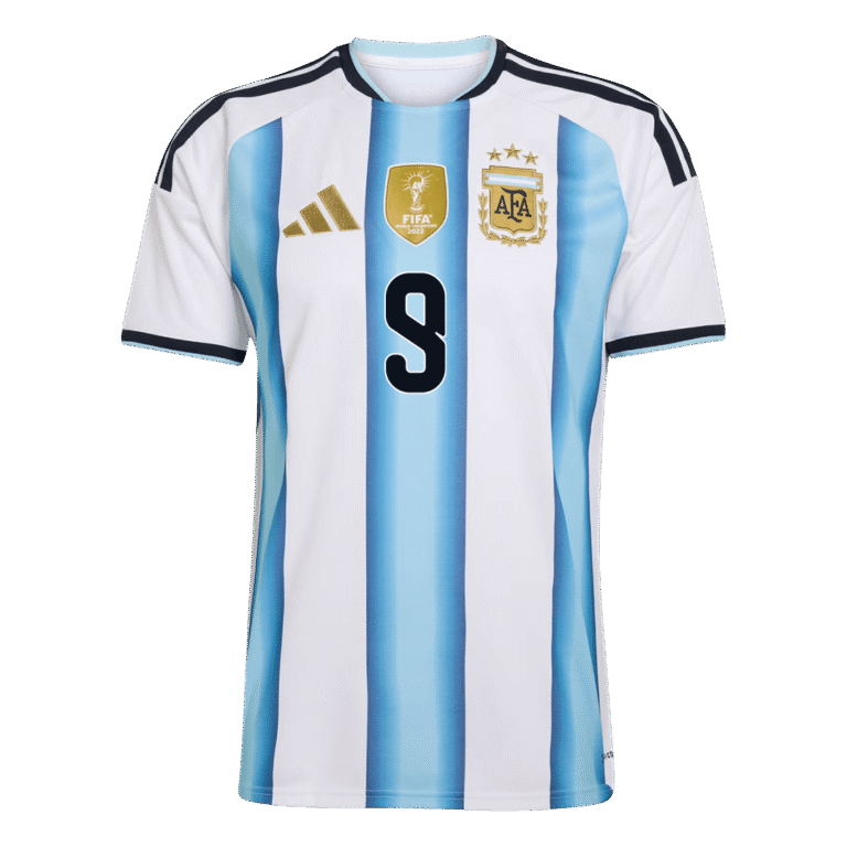 Mens Argentina 2026 World Cup Home Jersey – J. Alvarez 9