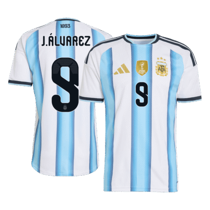 Mens Argentina 2026 World Cup Home Jersey – J. Alvarez 9 Player Version