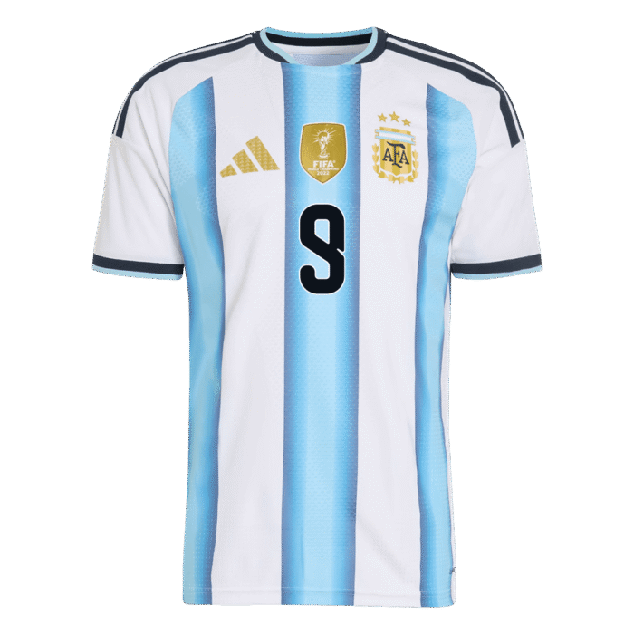 Mens Argentina 2026 World Cup Home Jersey – J. Alvarez 9 Player Version