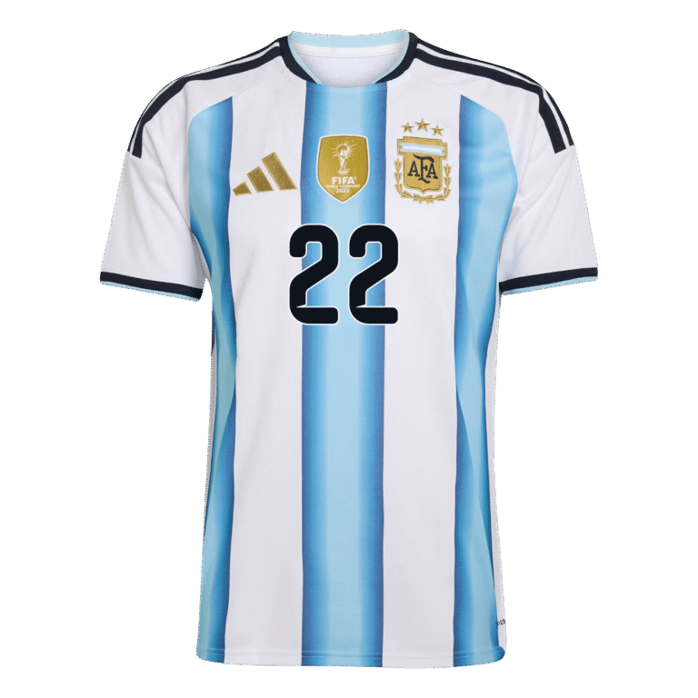 Mens Argentina 2026 World Cup Home Jersey – L. Martinez 22
