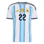 Mens Argentina 2026 World Cup Home Jersey – L. Martinez 22 Player Version
