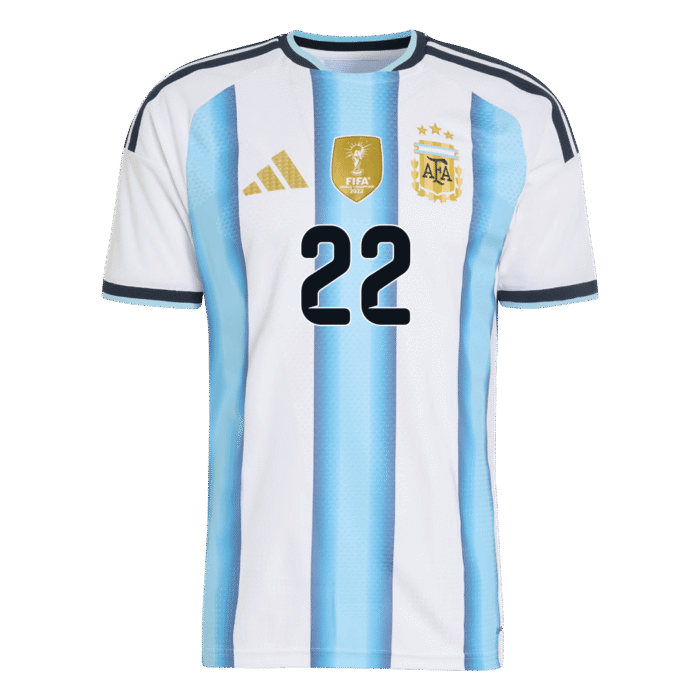 Mens Argentina 2026 World Cup Home Jersey – L. Martinez 22 Player Version