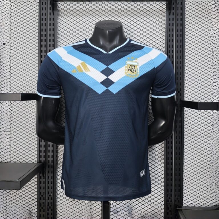 Mens Argentina 2026 World Cup World Cup Special Edition Black Jersey Player Version