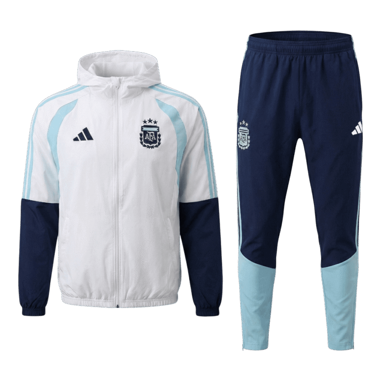 Mens Argentina 2026 World Cup World Cup White Tracksuit