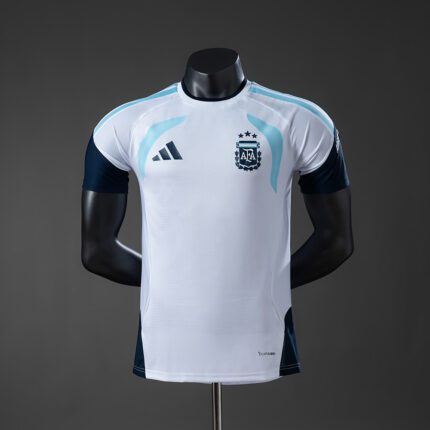 Mens Argentina 2026 World Cup World Cup White Training Jersey Player Version