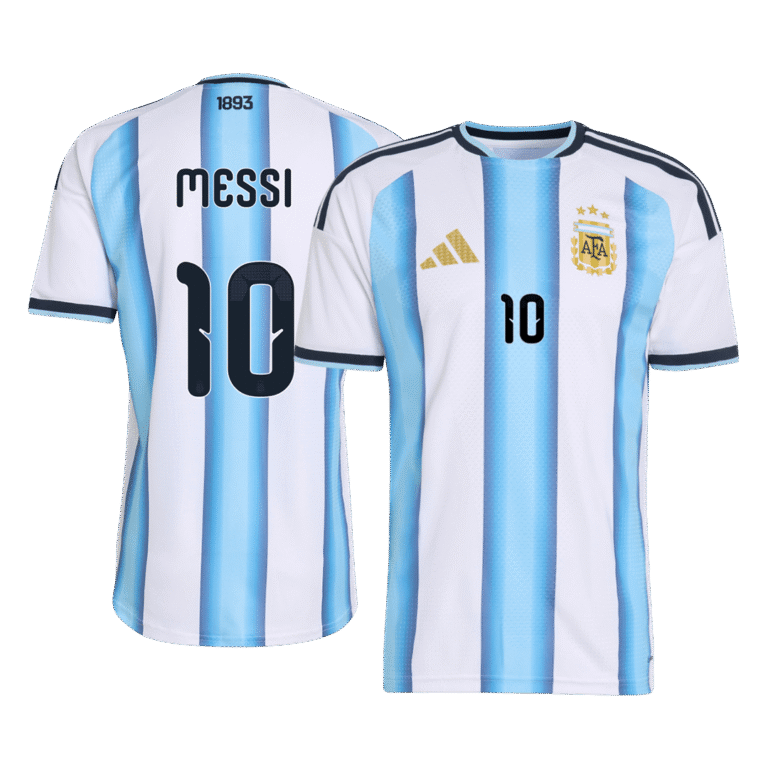 Mens Argentina Retro Home Jersey – Messi 10 Player Version