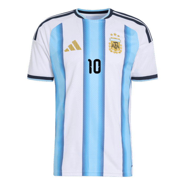 Mens Argentina Retro Home Jersey – Messi 10 Player Version