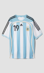 Mens Argentina Retro Home Jersey – Messi 19