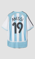 Mens Argentina Retro Home Jersey – Messi 19