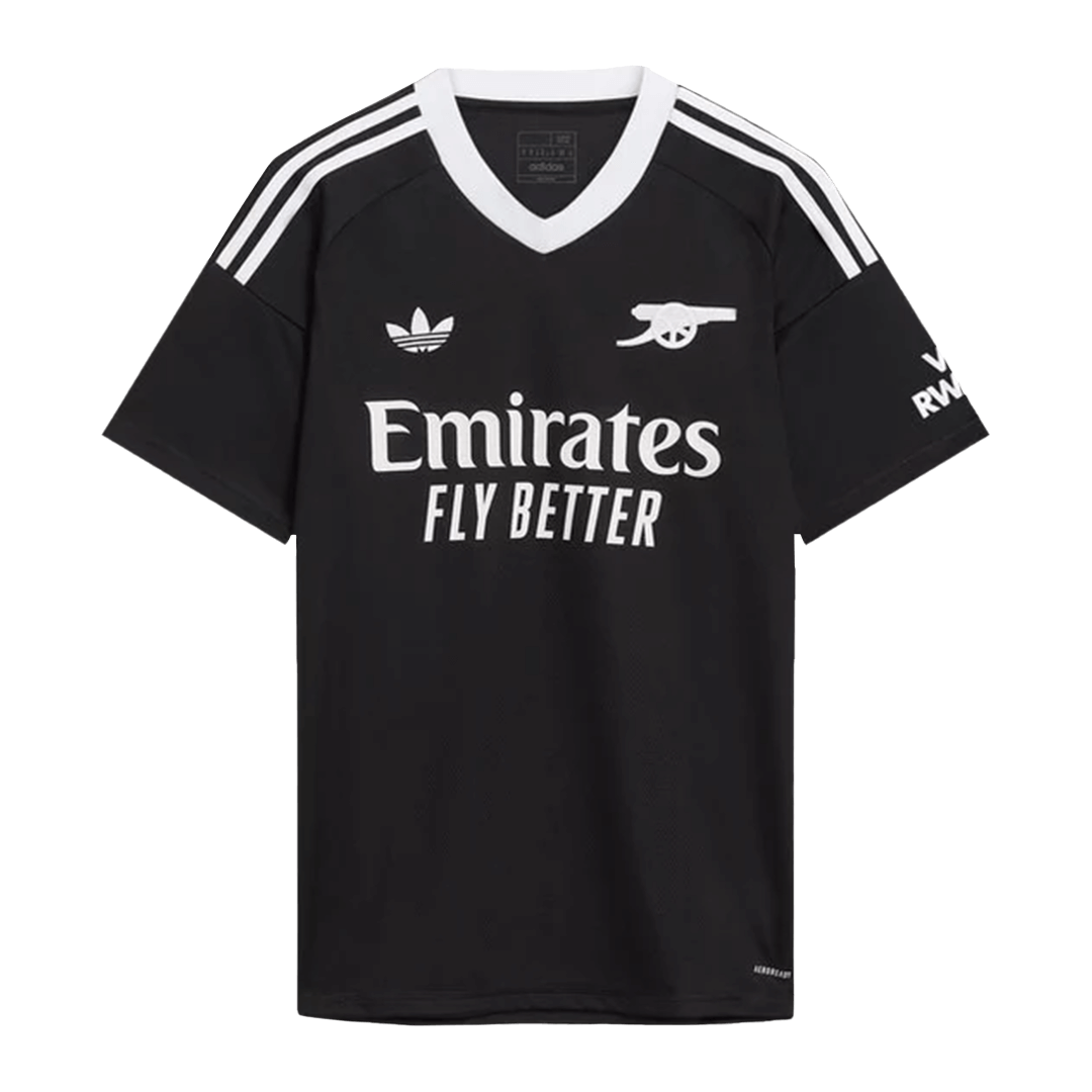 Mens Arsenal 2024/25 Goalkeeper Black Jersey Mens Arsenal 2024/25 Goalkeeper Black Jersey
